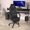 Flash Furniture Black LeatherSoft Gaming Chair with Skater Wheels CH-00288-BK-RLB-GG - alternate 2